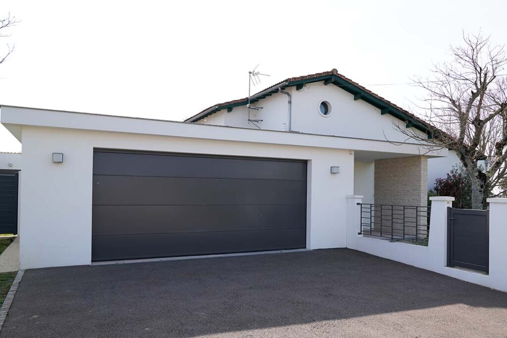 Sectional garage doors