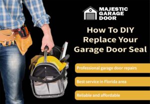 how to replace garage door seal