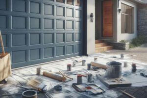 how to paint a garage door